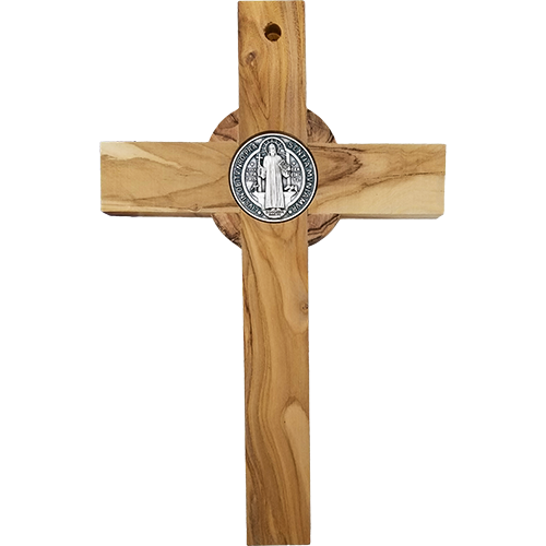 Wall Cross 8” St.Benedict