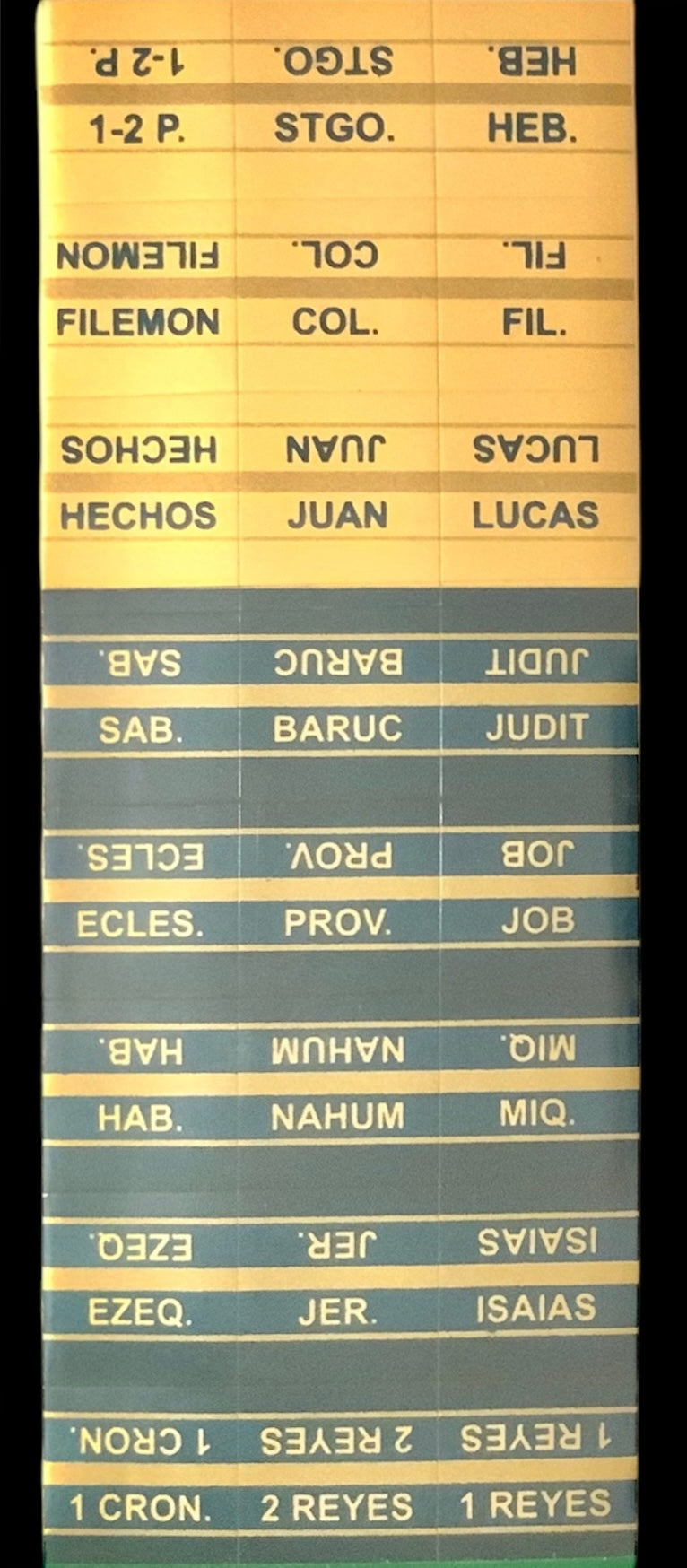 Pestañas de index para Biblia/ Bible Index tabs.
