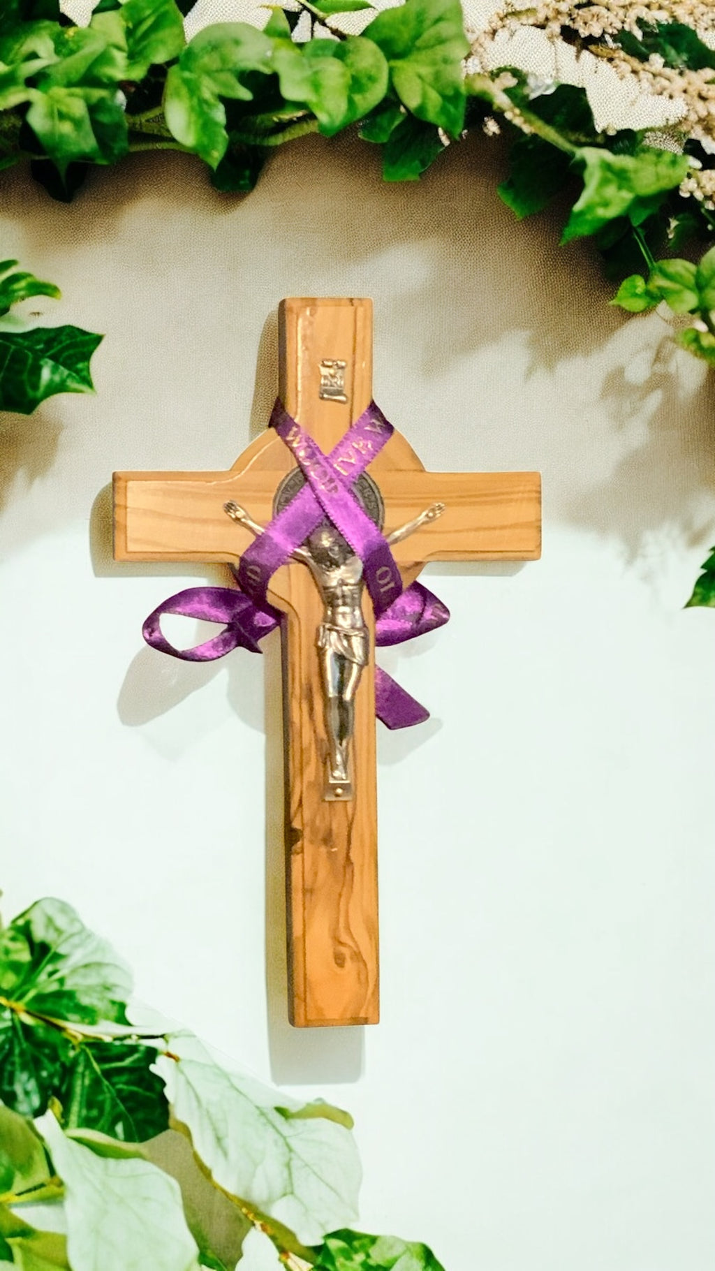 Wall Cross 8” St.Benedict