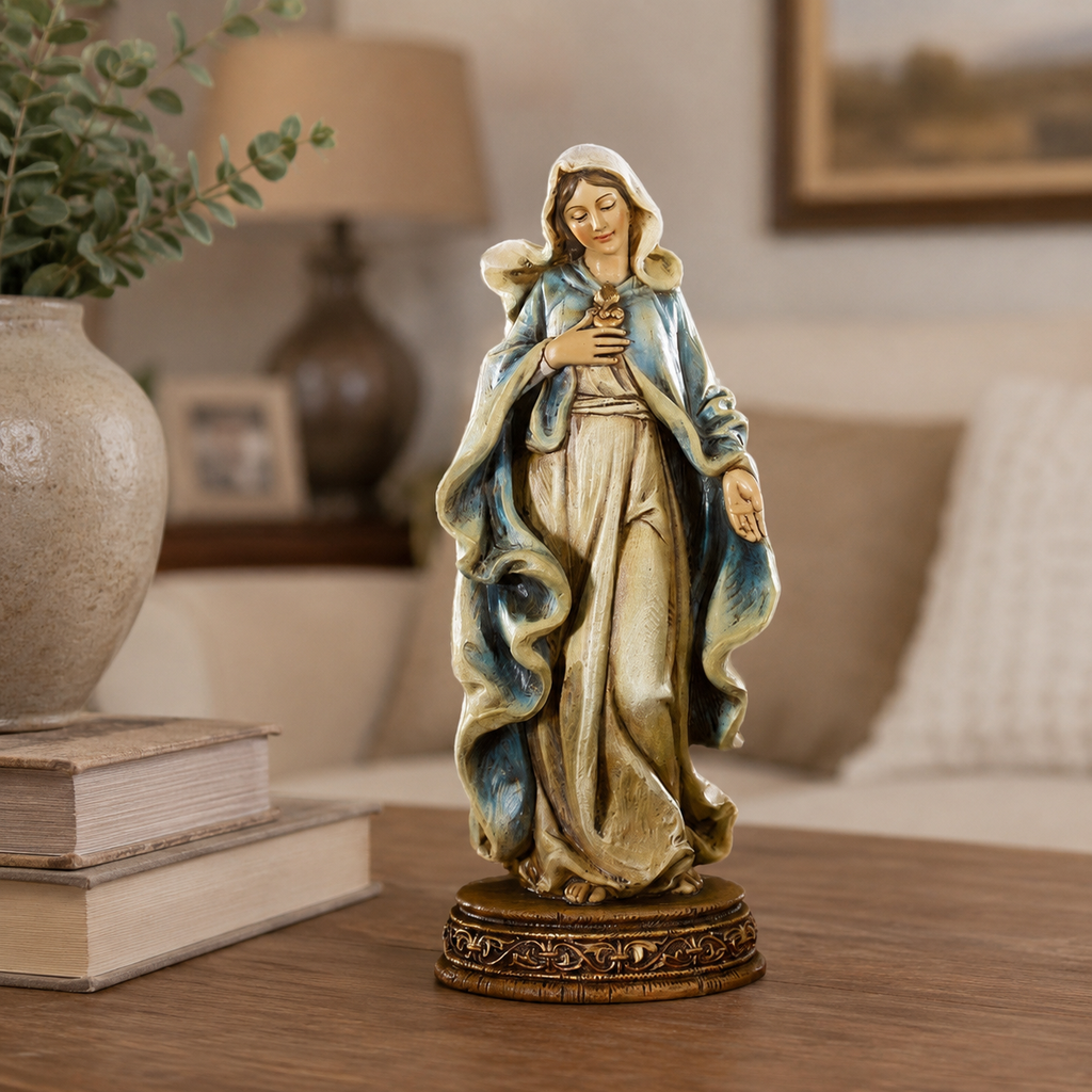 6" H Immaculate Heart Statue