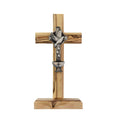 6" OLIVE WOOD DESK CROSS