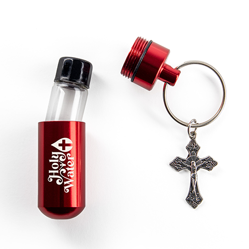 HOLY WATER BOTTLE KEYCHAIN