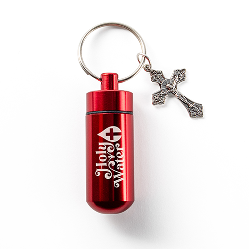 HOLY WATER BOTTLE KEYCHAIN