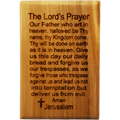 THE LORD'S PRAYER OLIVE WOOD MAGNET/Padre Nuestro