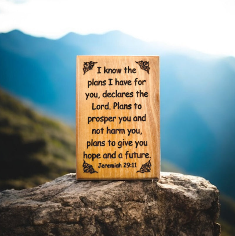 FRIDGE MAGNETS, I KNOW THE PLANS - JEREMIAH 29:11