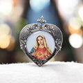 METAL PIN, IMMACULATE HEART OF MARY – SILVER