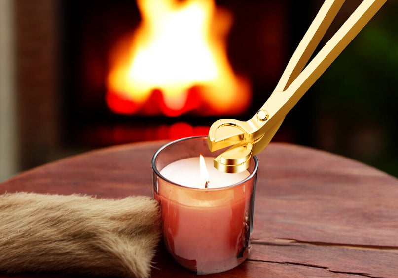 Set de Apaga Velas con cortador / Candle Wick Trimmer