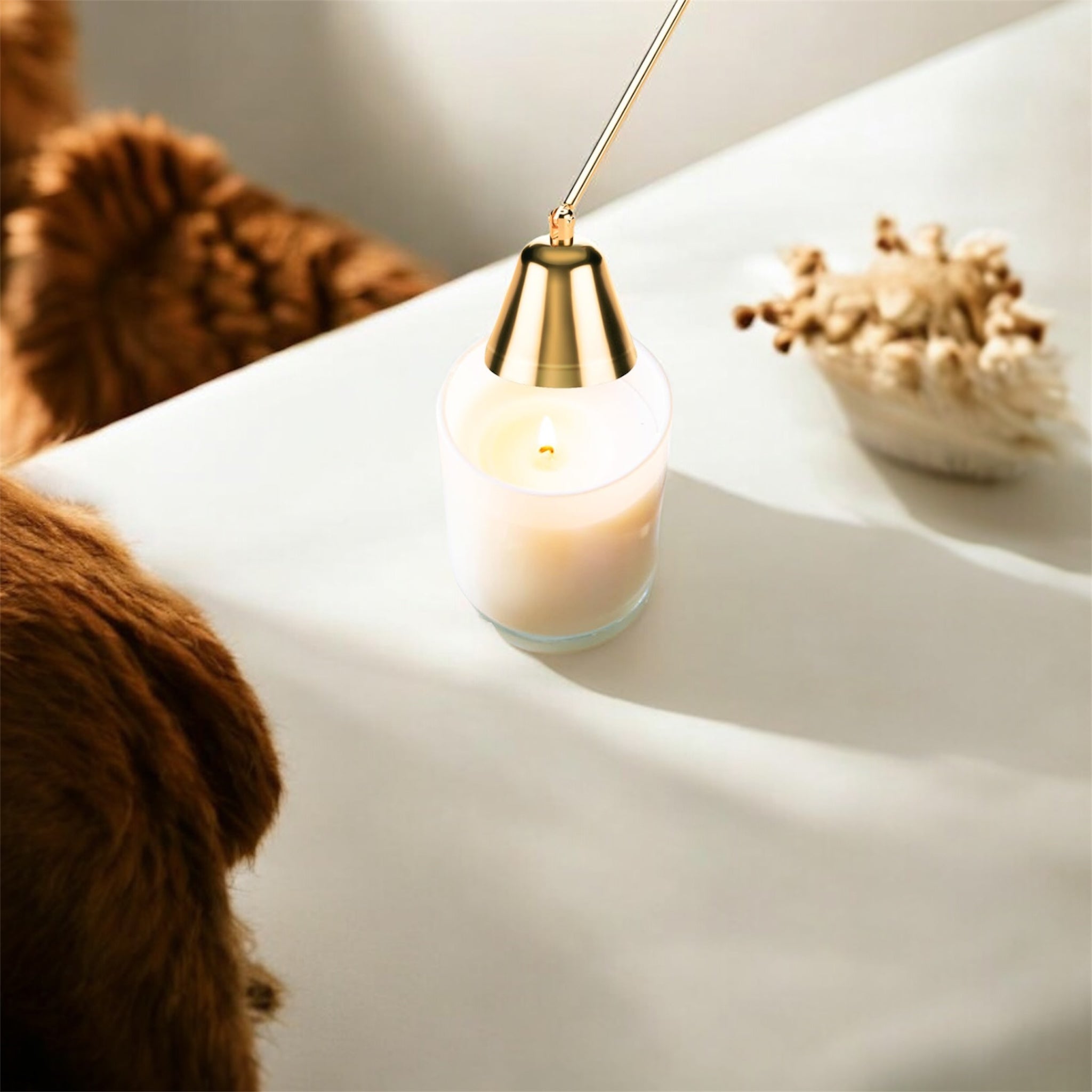 Set de Apaga Velas con cortador / Candle Wick Trimmer